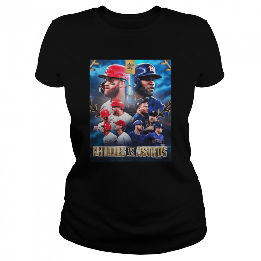 Awesome philadelphia Phillies Vs Houston Astros 2022 World Series  Classic Women's T-shirt