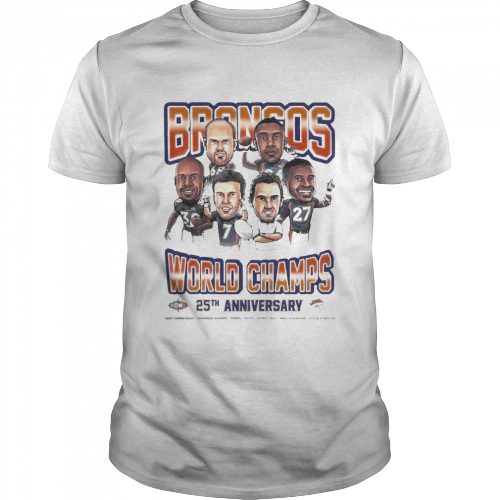 Broncos World Champs 25th Anniversary  Classic Men's T-shirt