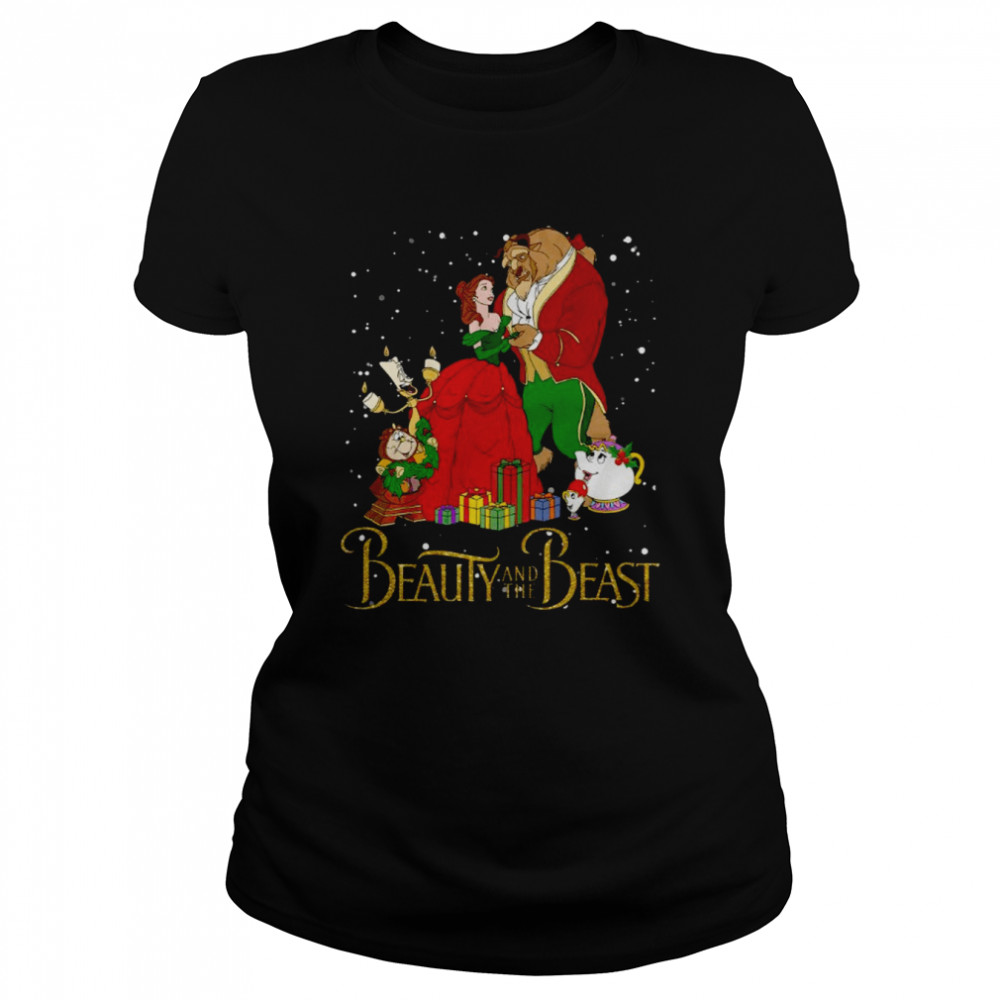Disney Beauty And The Beast Christmas shirt Classic Women's T-shirt