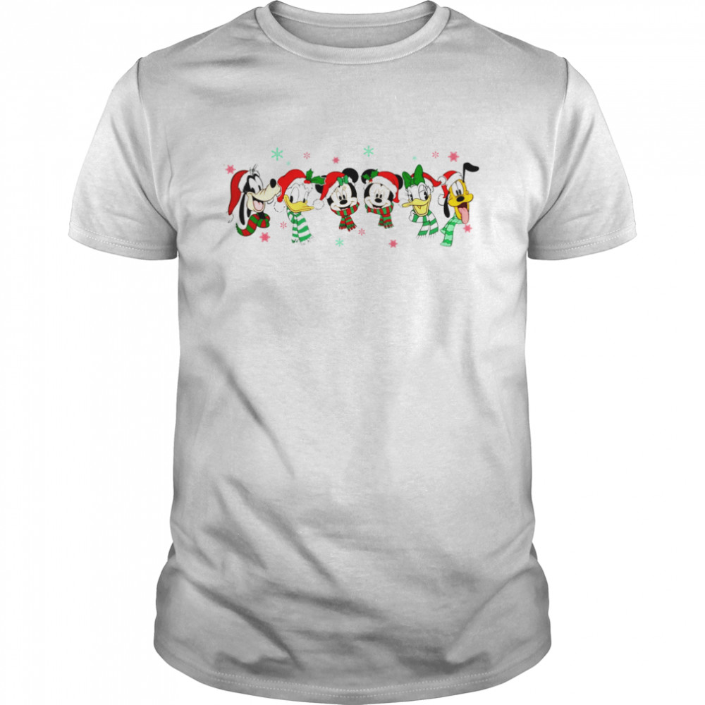 Disney Cute Mickey And Friends Christmas shirt Classic Men's T-shirt