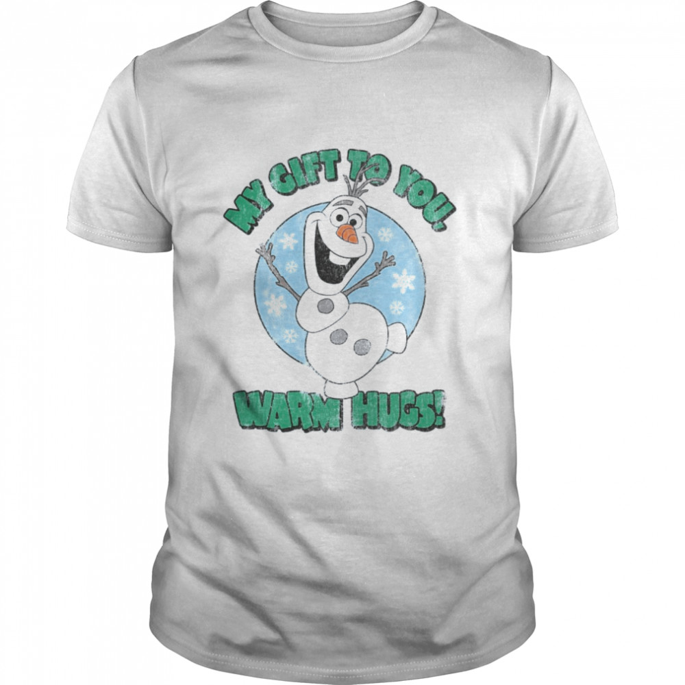 Disney Frozen Olaf My Gift To You Warm Hugs Christmas shirt