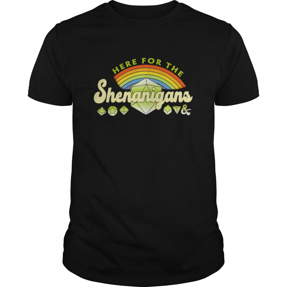 Dungeons and dragons merchandise here for shenanigans shirt Classic Men's T-shirt