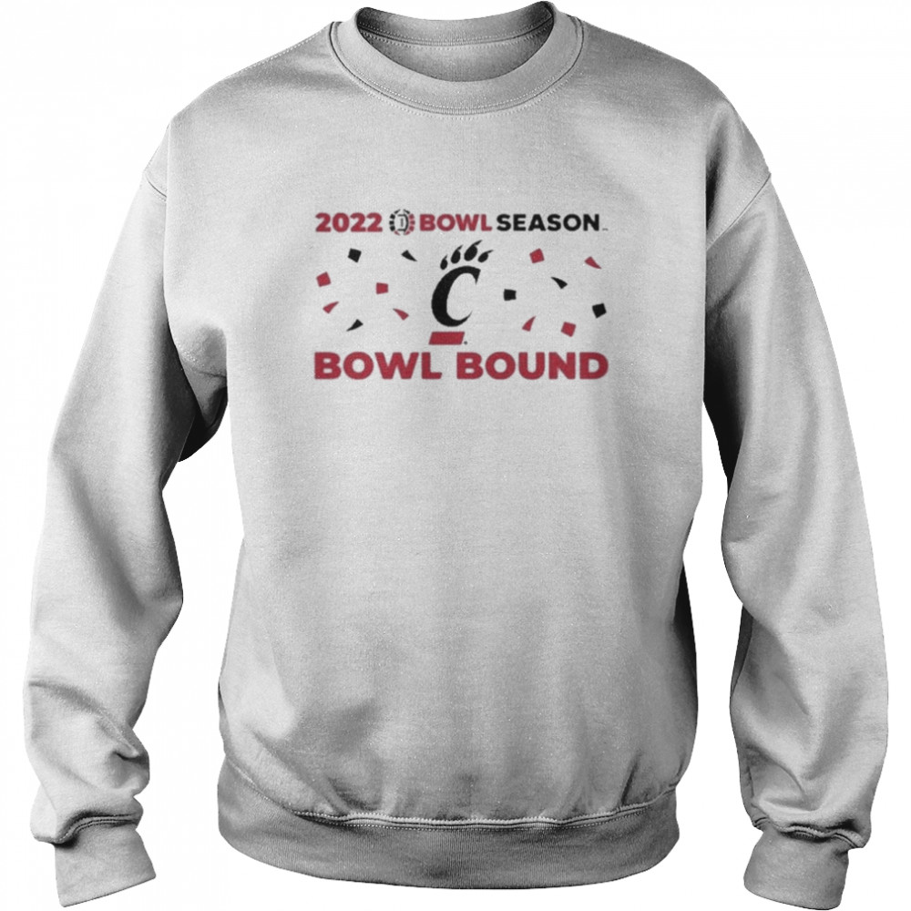 football cincinnati bowl season bowl bound unisex sweatshirt