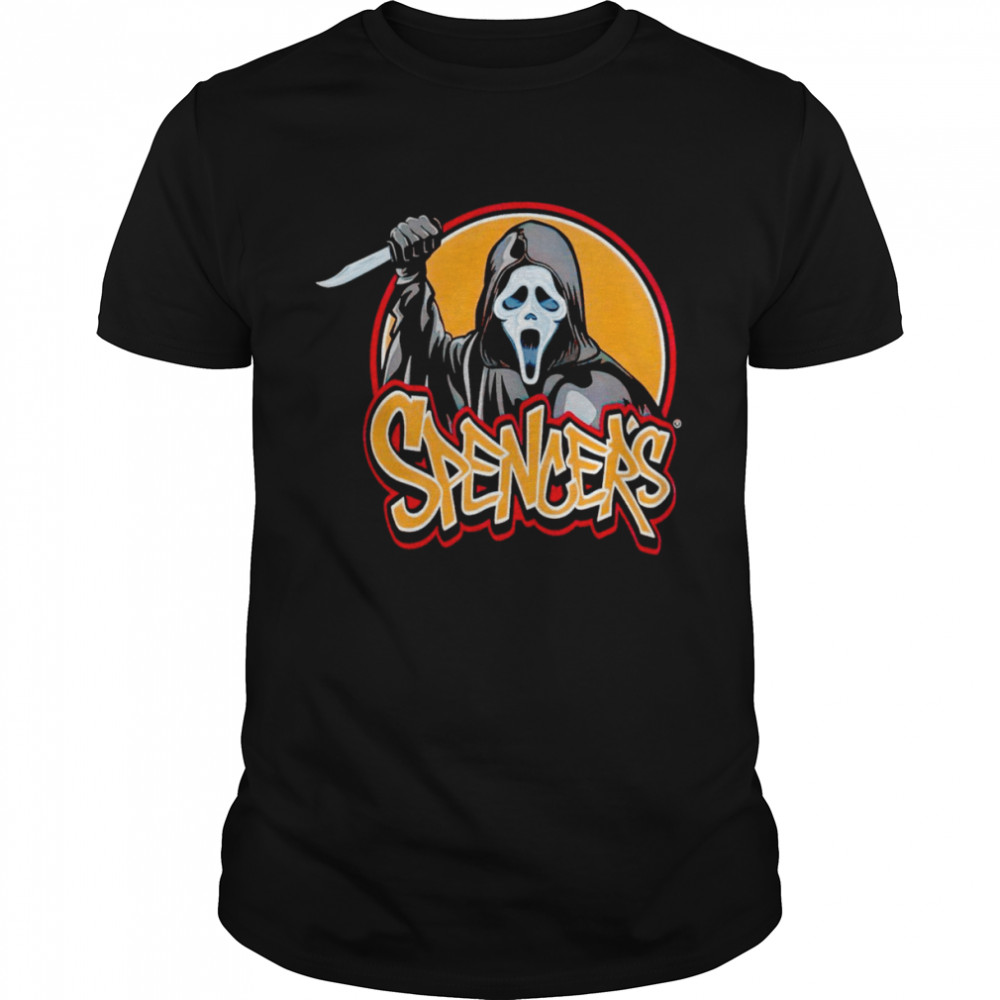 Ghost face spencer’s logo shirt Classic Men's T-shirt