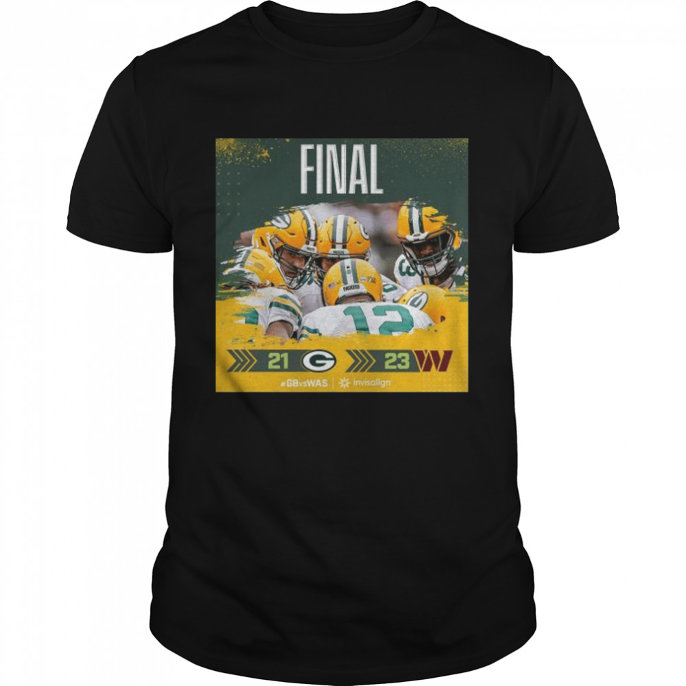 Green Bay Packers vs. Washington Commanders Final 21 23 2022 shirt Classic Men's T-shirt
