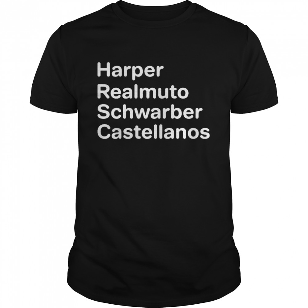 Harper realmuto schwarber castellanos shirt Classic Men's T-shirt