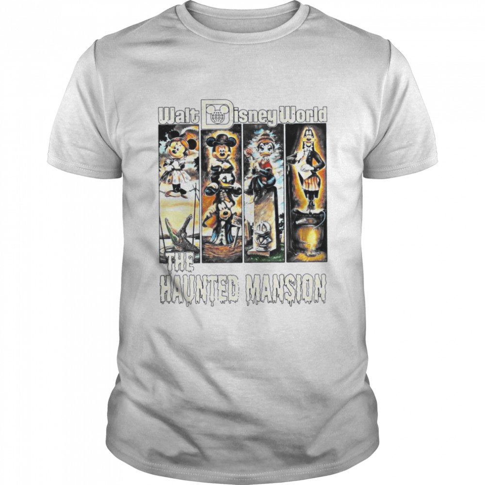 Haunted Mansion Mickey And Friends Halloween shirt Classic Men's T-shirt