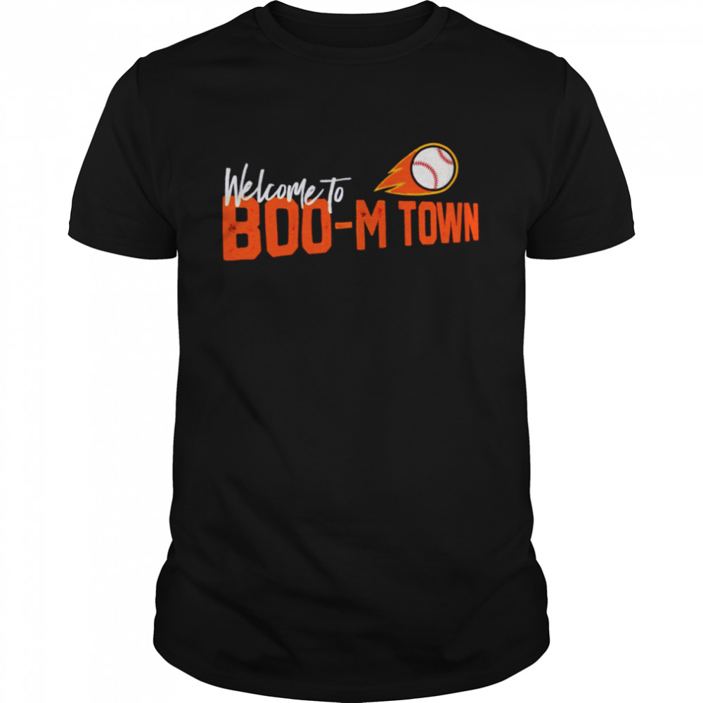 Houston Astros Welcome to Boo-M Town shirt Classic Men's T-shirt