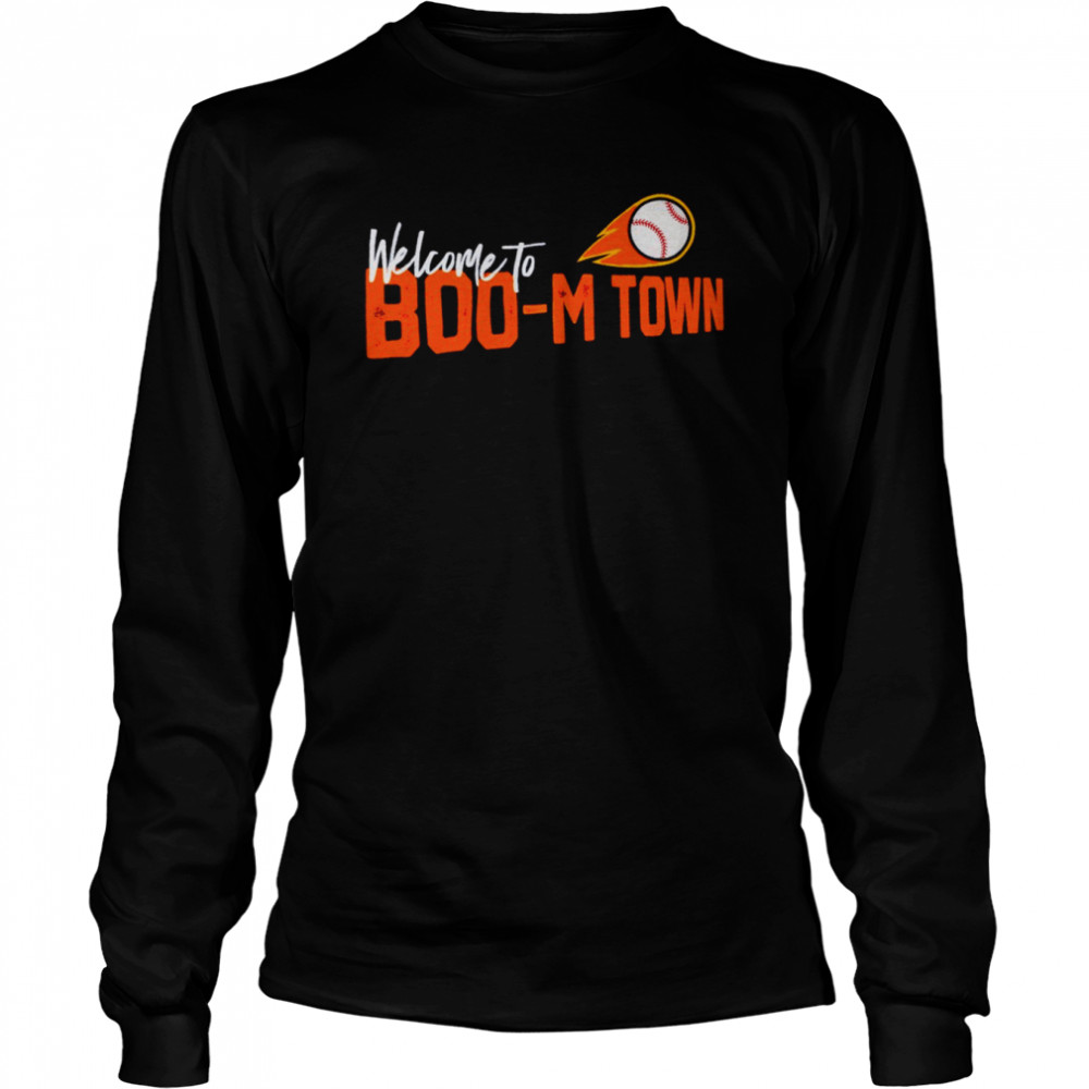 Houston Astros Welcome to Boo-M Town shirt Long Sleeved T-shirt