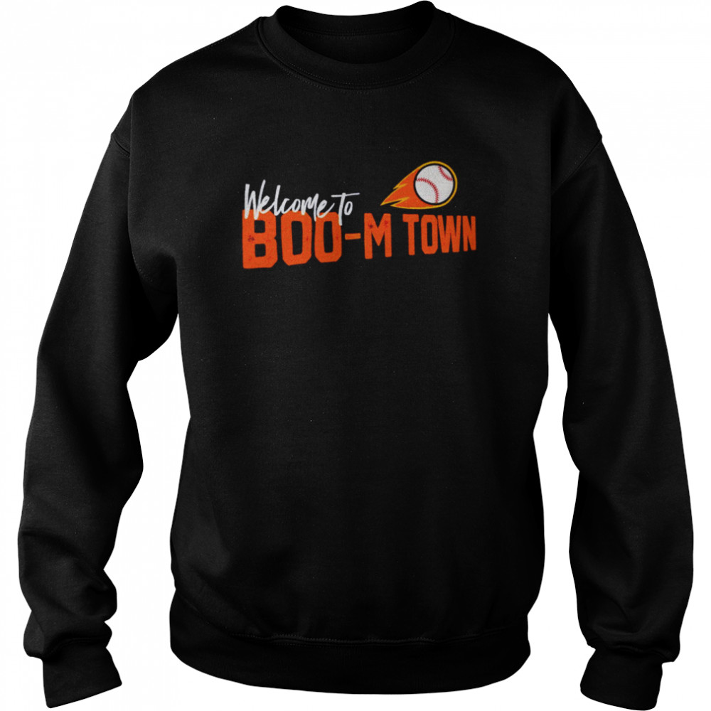 Houston Astros Welcome to Boo-M Town shirt Unisex Sweatshirt