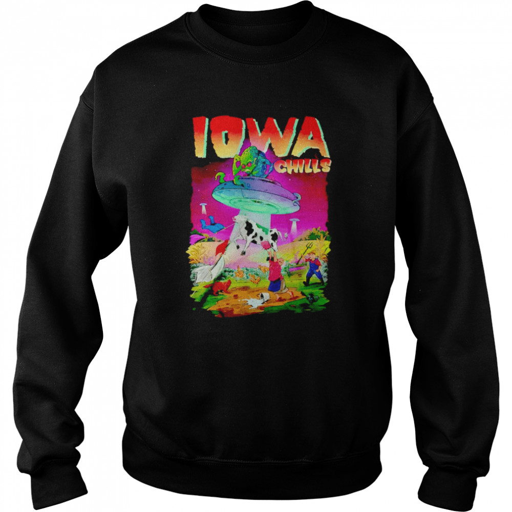 iowa chills ufo shirt unisex sweatshirt