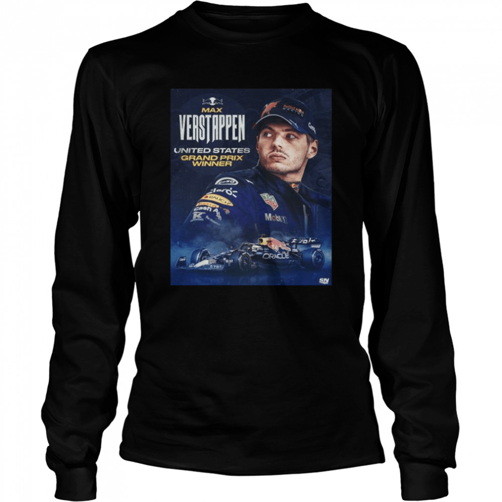 Max Verstappen united states grand prix winner 2022 shirt Long Sleeved T-shirt