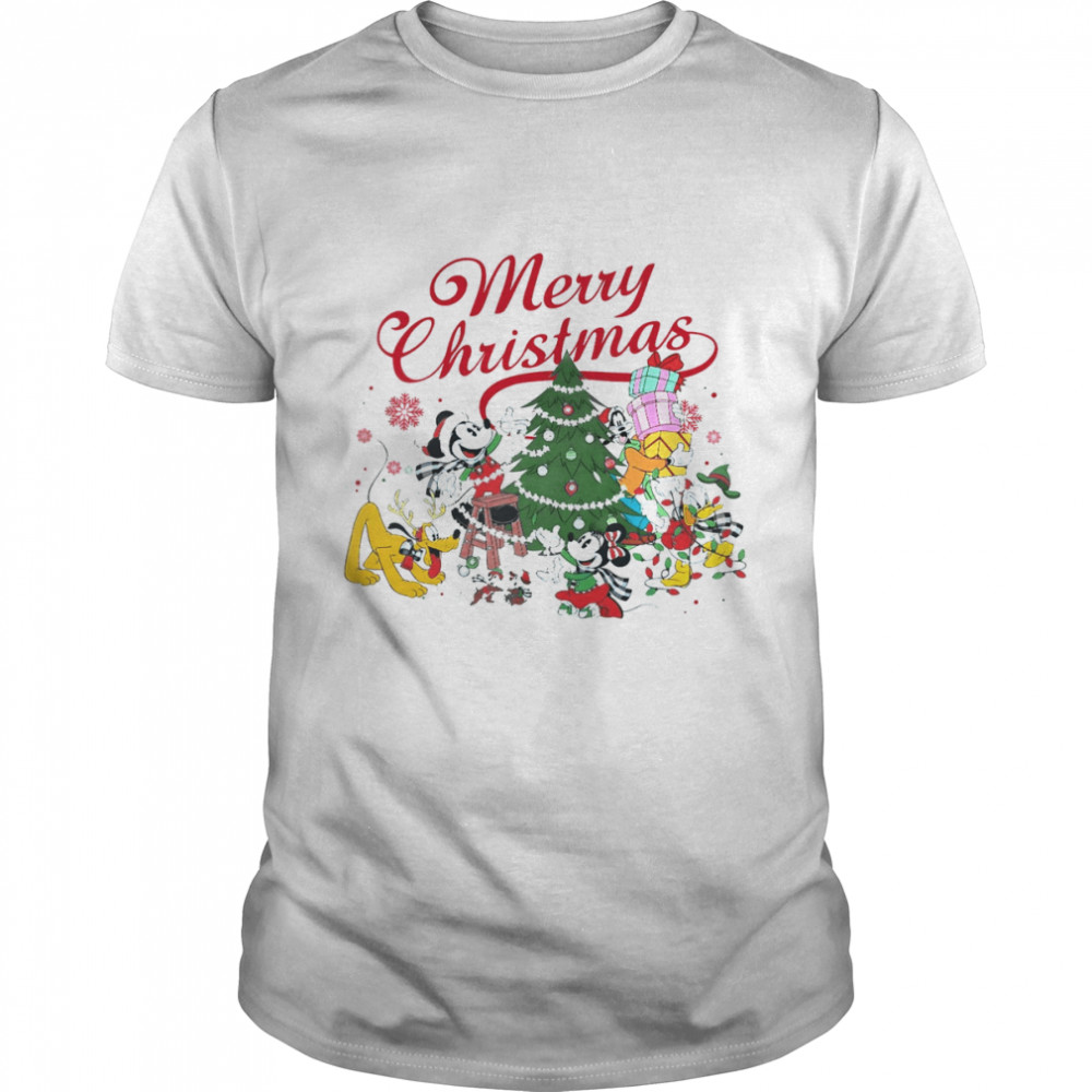 Mickey Mouse and Friends Christmas shirt Classic Men's T-shirt
