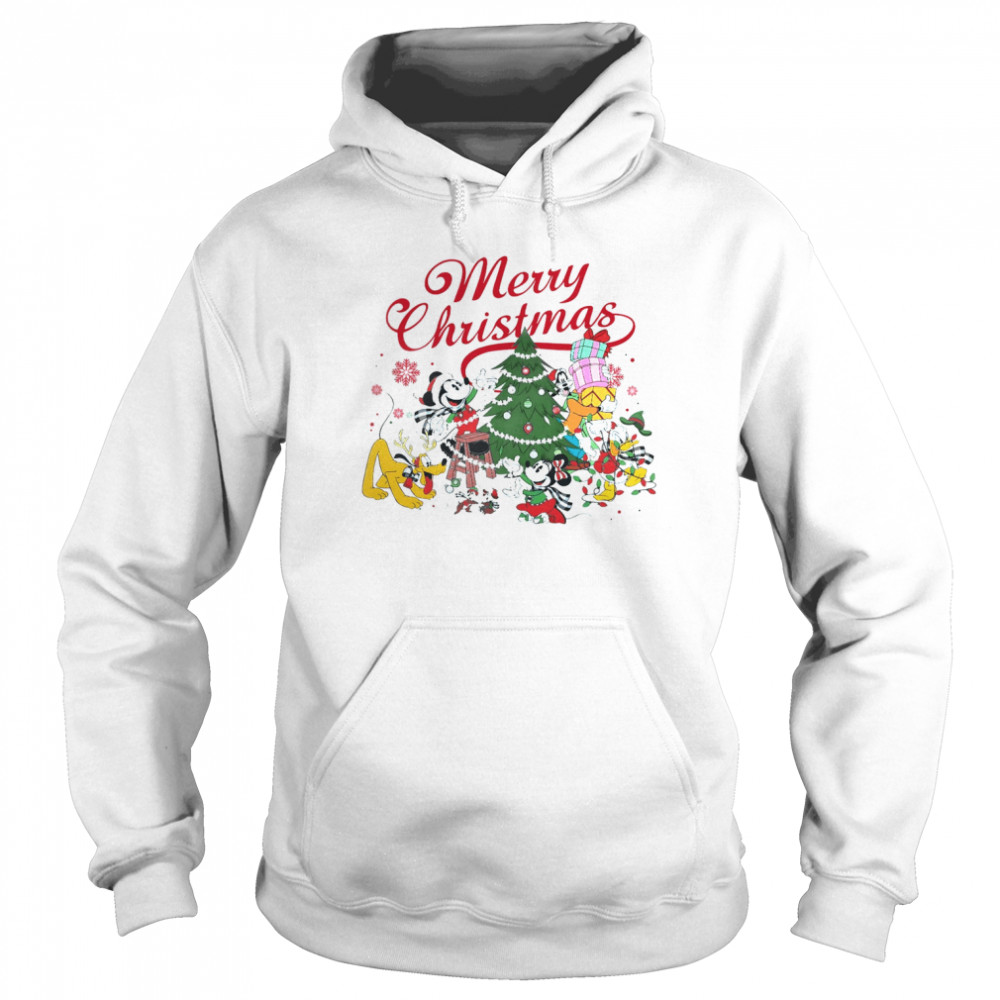 Mickey Mouse and Friends Christmas shirt Unisex Hoodie