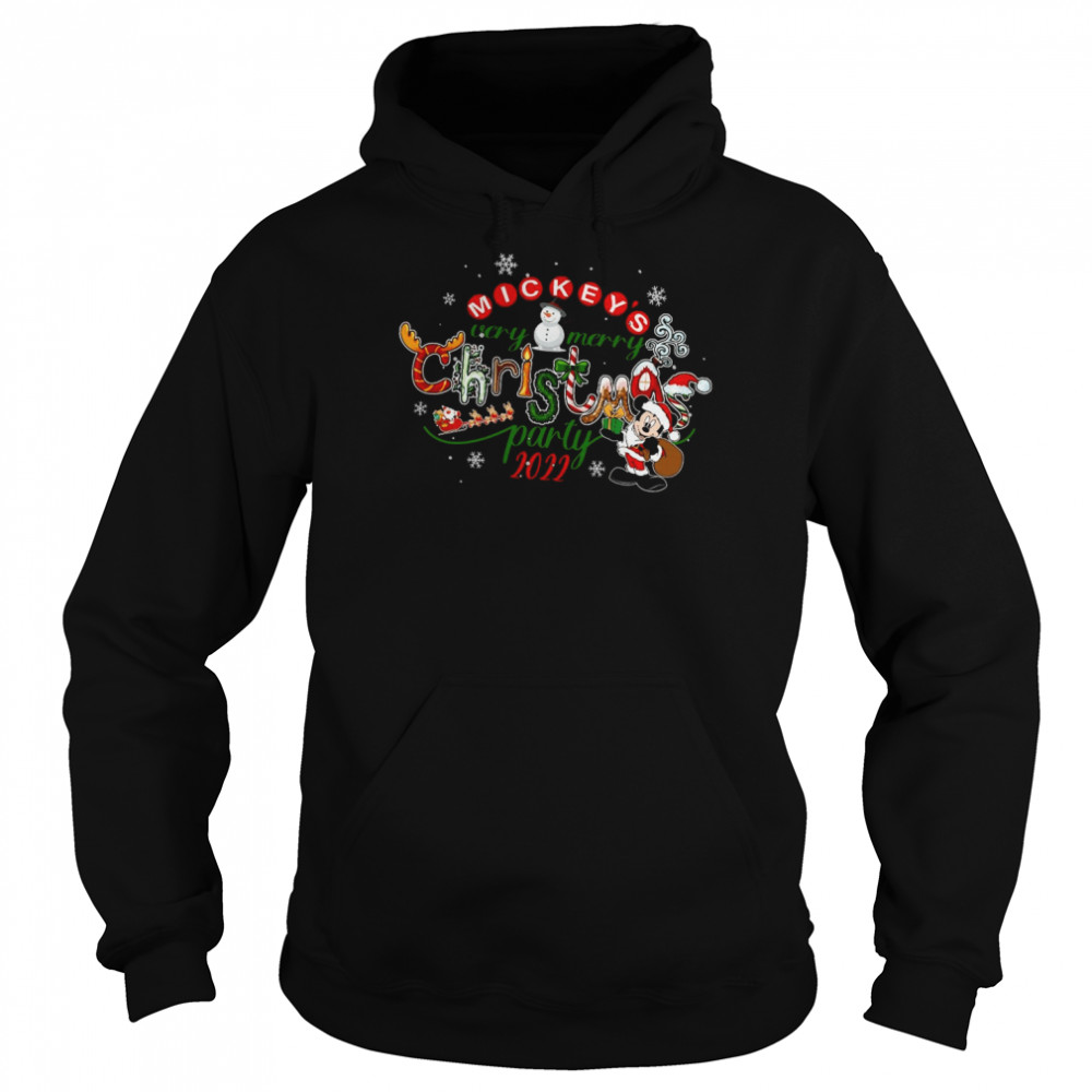 Mickey’s Very Merry Christmas Party 2022 shirt Unisex Hoodie