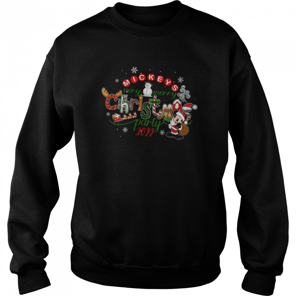 Mickey’s Very Merry Christmas Party 2022 shirt Unisex Sweatshirt