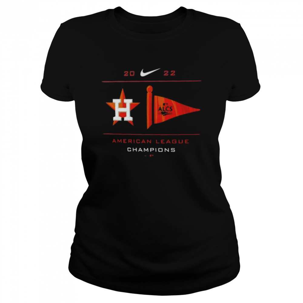 MLB Houston Astros 2022 American League Champions Pennant  Classic Women's T-shirt