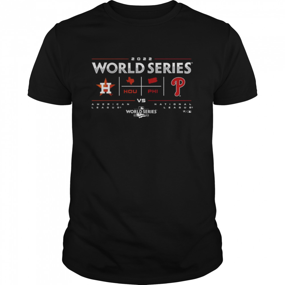 MLB Houston Astros vs. Philadelphia Phillies 2022 World Series Change Up Matchup  Classic Men's T-shirt