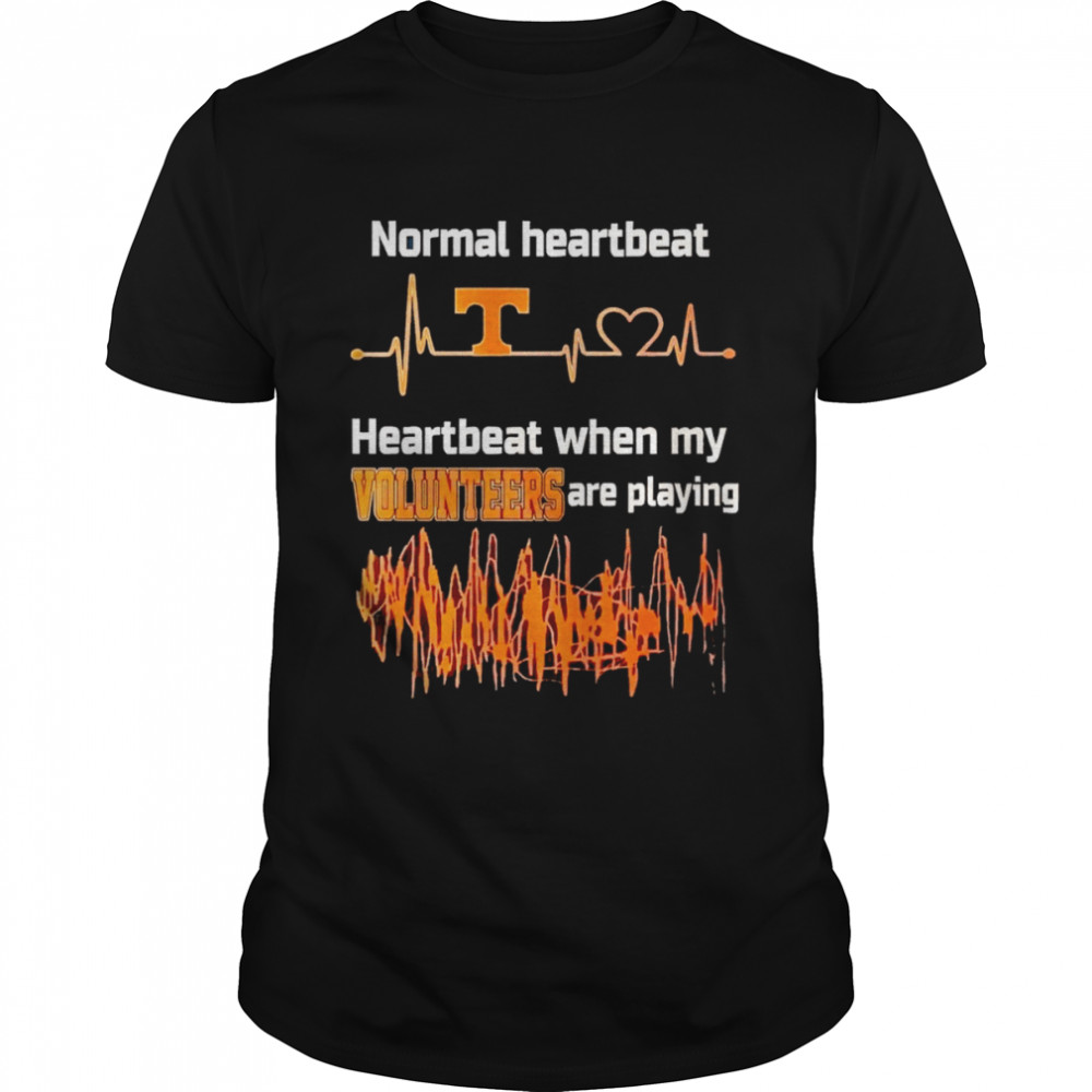 Normal heartbeat when my Tennessee Volunteers are playing shirt Classic Men's T-shirt