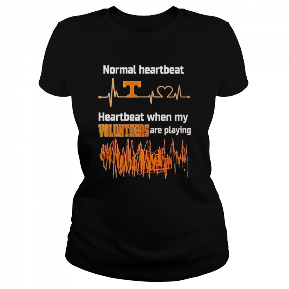 Normal heartbeat when my Tennessee Volunteers are playing shirt Classic Women's T-shirt