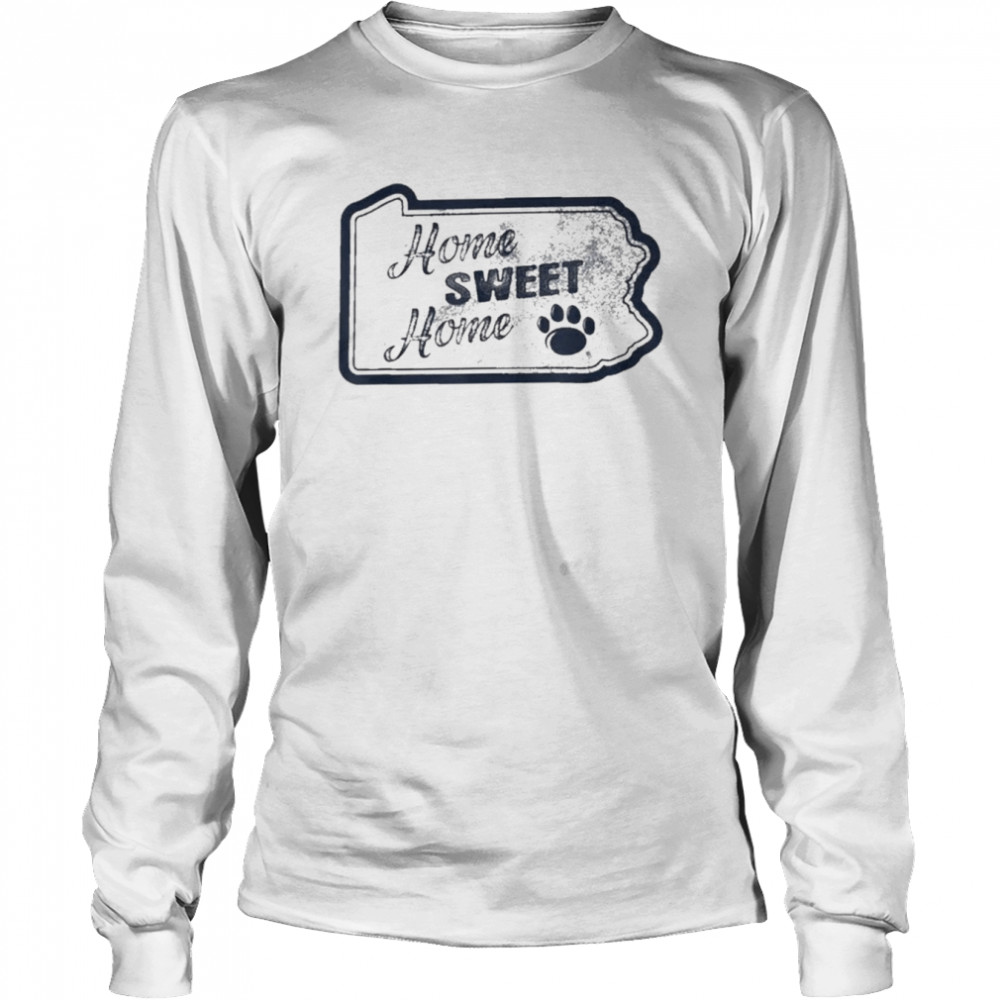 penn state nittany lions home sweet home vintage long sleeved t shirt