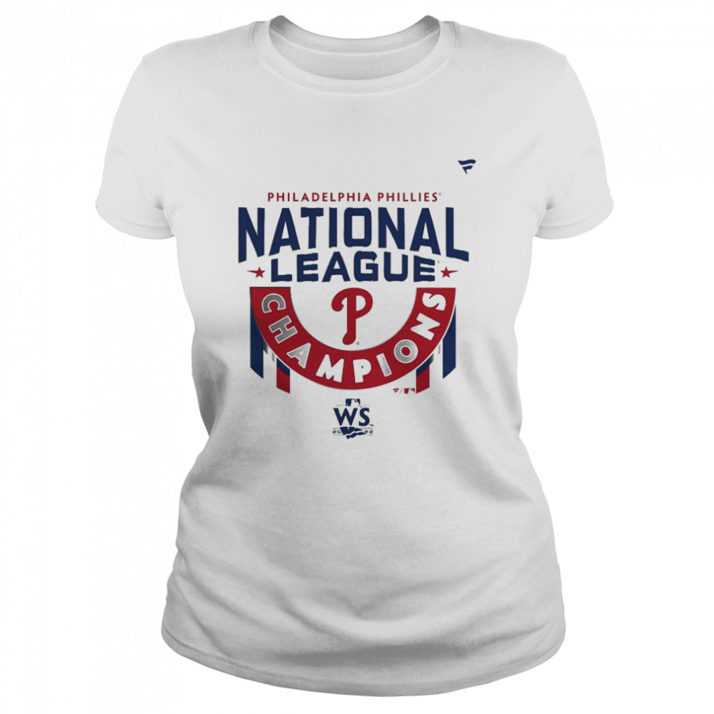 Philadelphia Phillies 2022 National League Champions Locker Room Big & Tall T- Classic Women's T-shirt