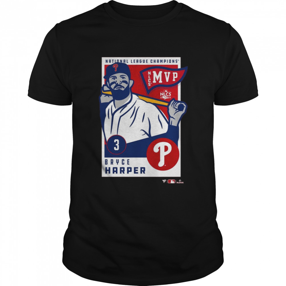 Philadelphia Phillies Bryce Harper 2022 National League Champions MVP shirt Classic Men's T-shirt