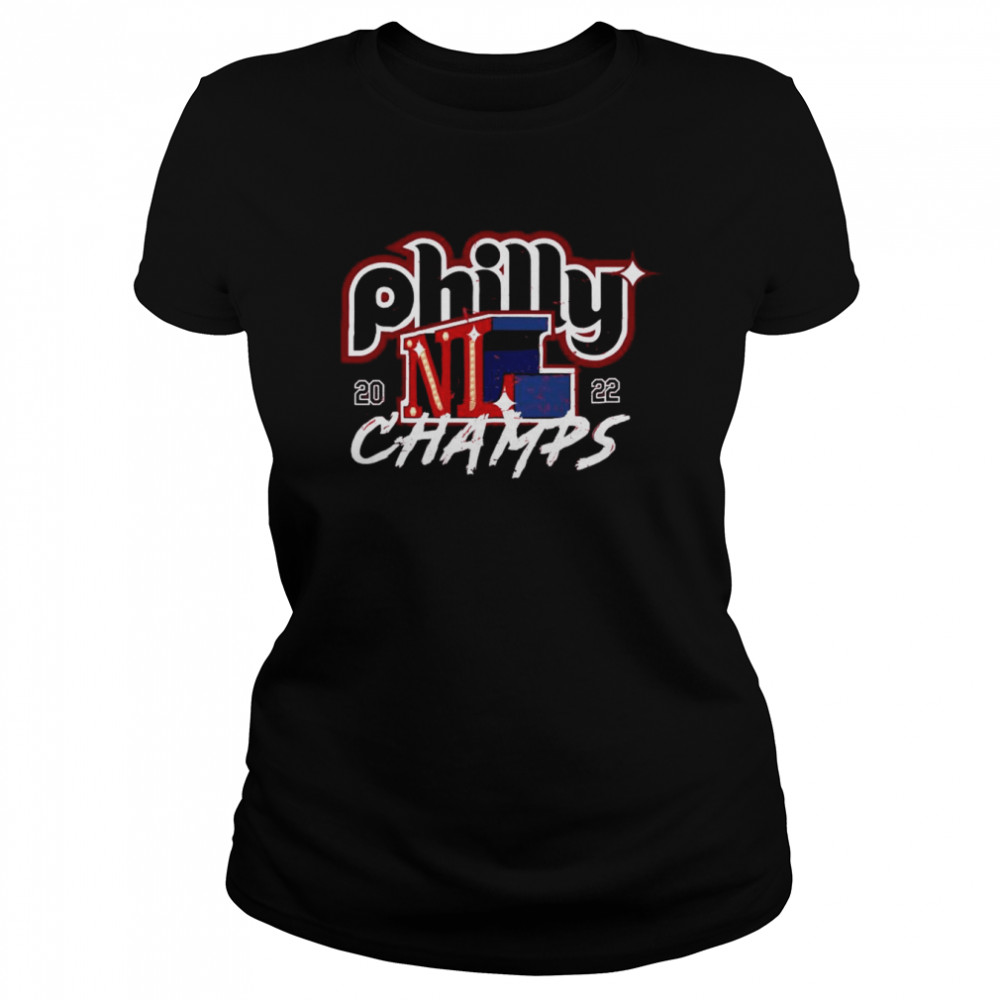 philadelphia phillies philly 2022 nl champs shirt classic womens t shirt