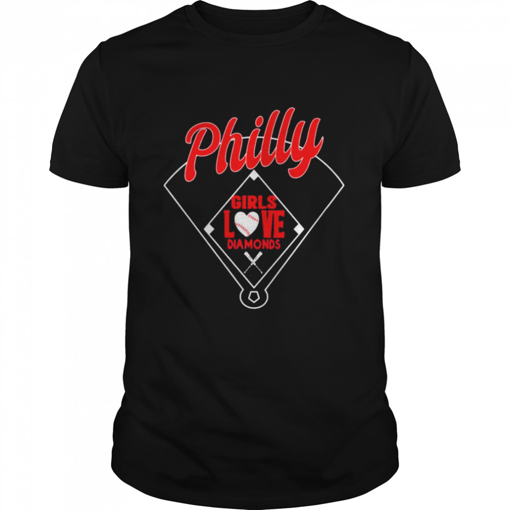 Philly Girls Love Baseball Philadelphia Fan shirt Classic Men's T-shirt