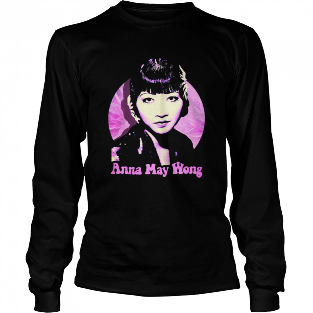 Retro Flower Anna May Wong shirt Long Sleeved T-shirt