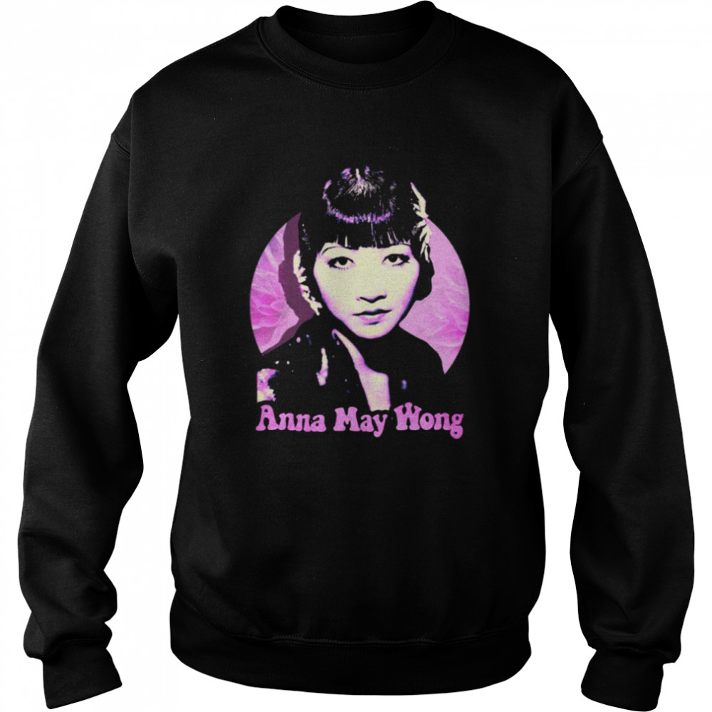 Retro Flower Anna May Wong shirt Unisex Sweatshirt