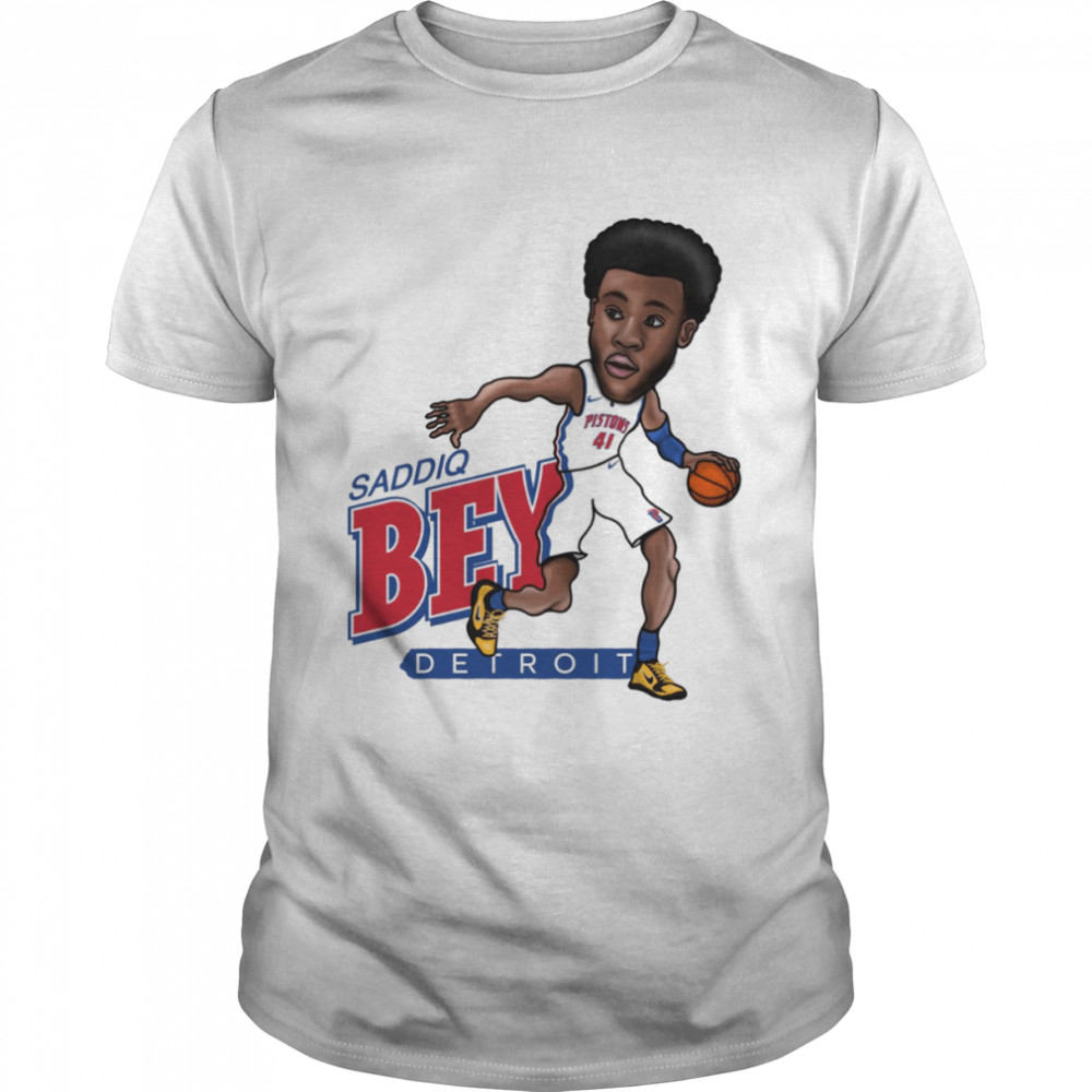 Saddiq Bey Detroit Pistons Vintage shirt Classic Men's T-shirt