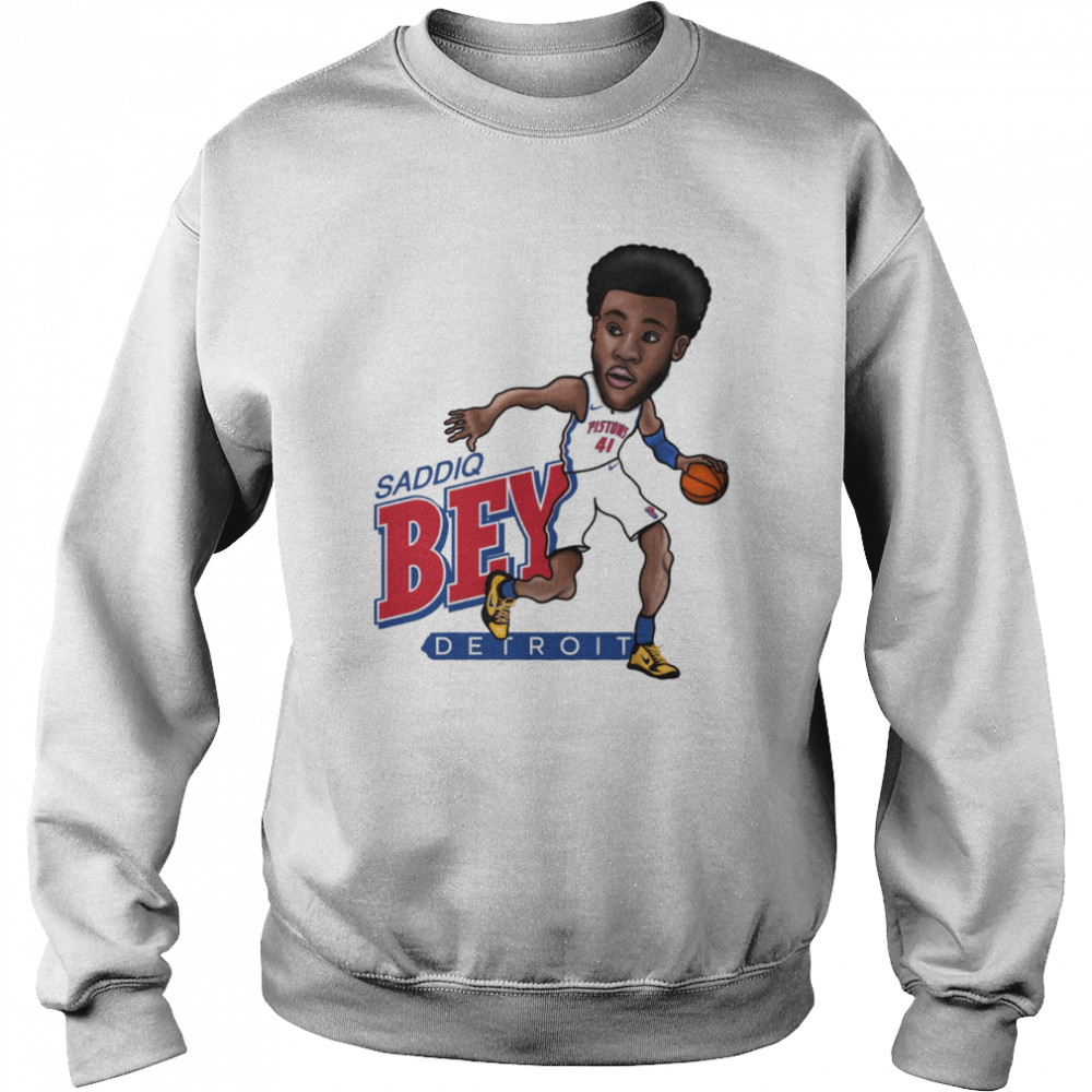 Saddiq Bey Detroit Pistons Vintage shirt Unisex Sweatshirt