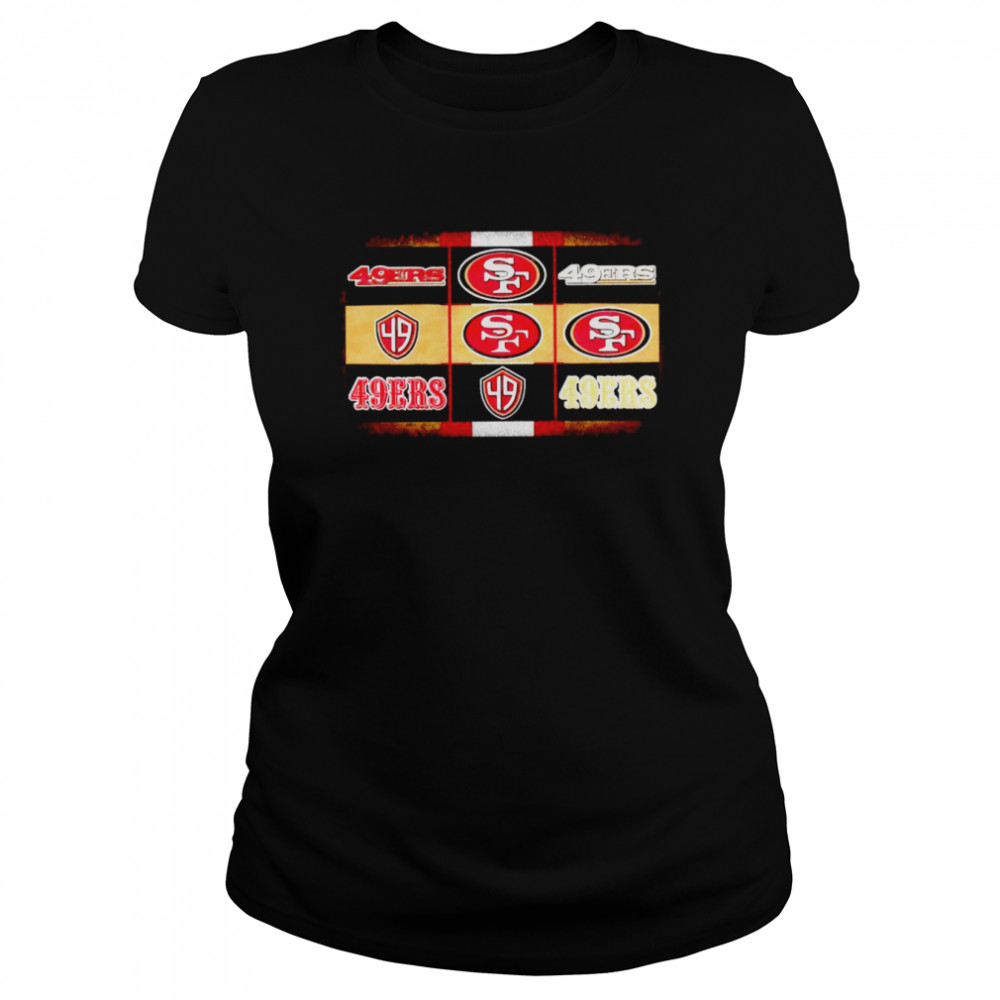 San Francisco 49ers all logo shirt Classic Women's T-shirt