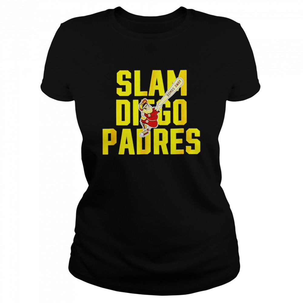 Slam San Diego Padres Bombs Away shirt Classic Women's T-shirt