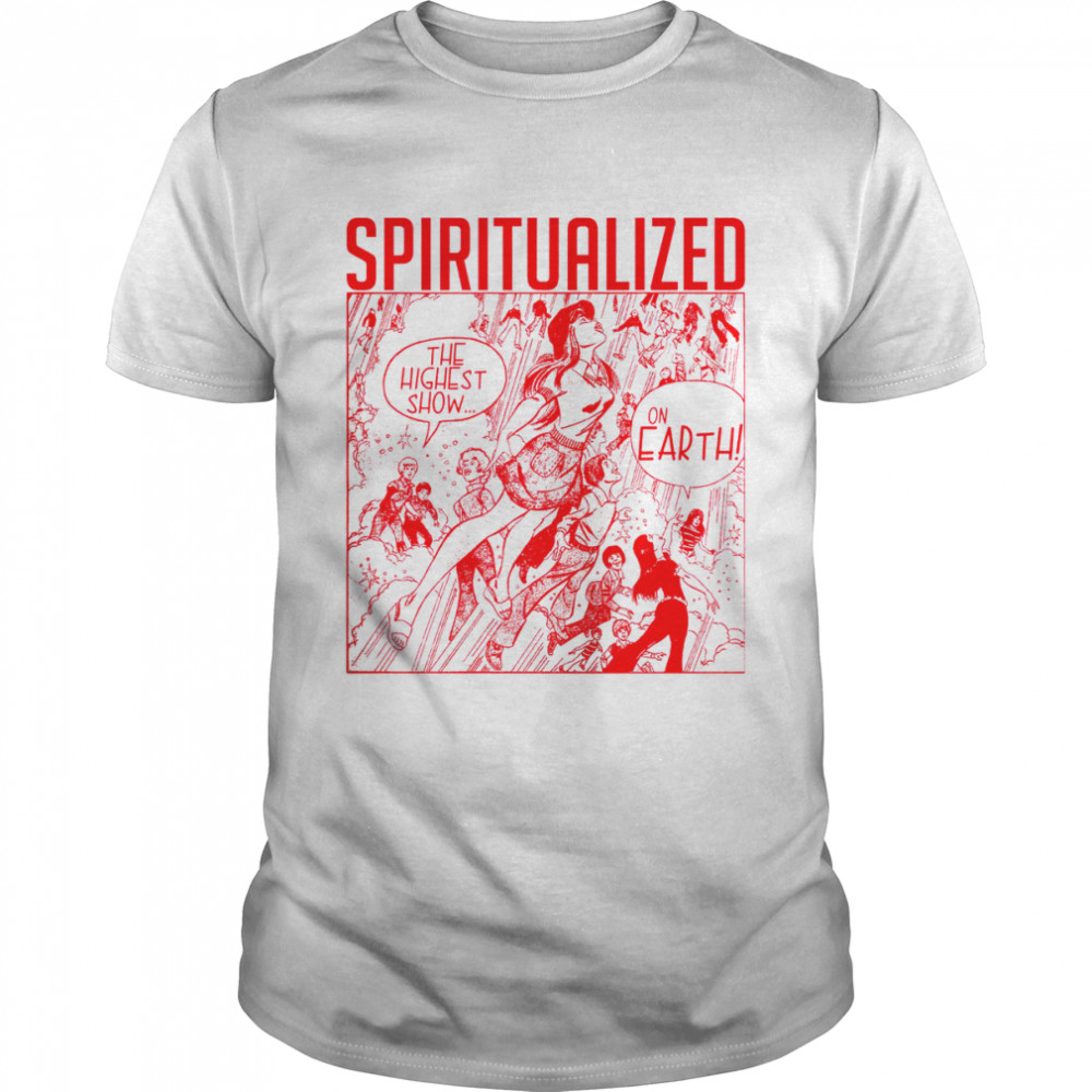Spiritualized Highest Show On Earth Spiritualized Jason Pierce Rock shirt Classic Men's T-shirt