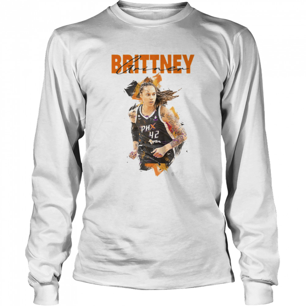 Support Brittney Griner Retro Vintage shirt Long Sleeved T-shirt