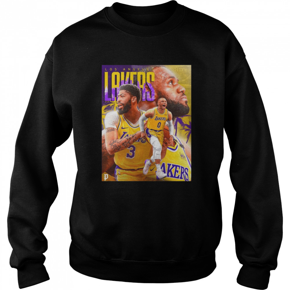 Team Lakers Basket Anthony Davis shirt Unisex Sweatshirt