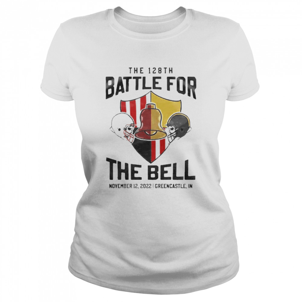the 128th battle for the bell november 12 2022 greencastle in classic womens t shirt