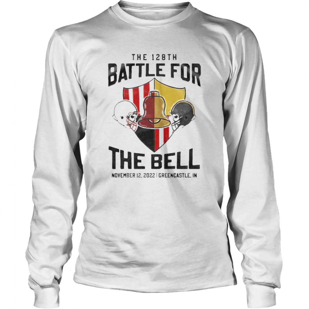 the 128th battle for the bell november 12 2022 greencastle in long sleeved t shirt