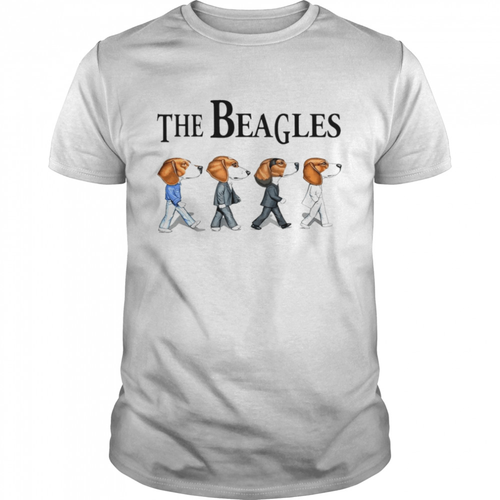 The Beagles dogs abbey road shirt Classic Men's T-shirt