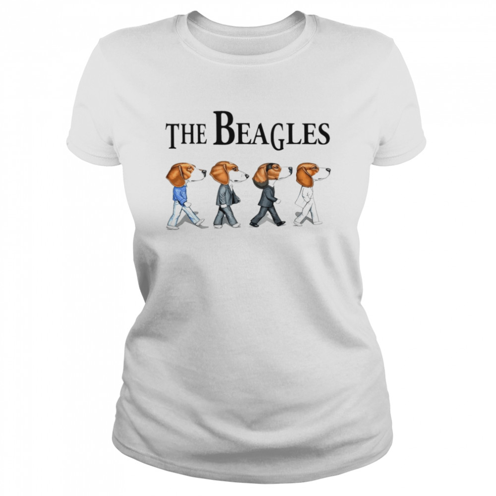The Beagles dogs abbey road shirt Classic Women's T-shirt