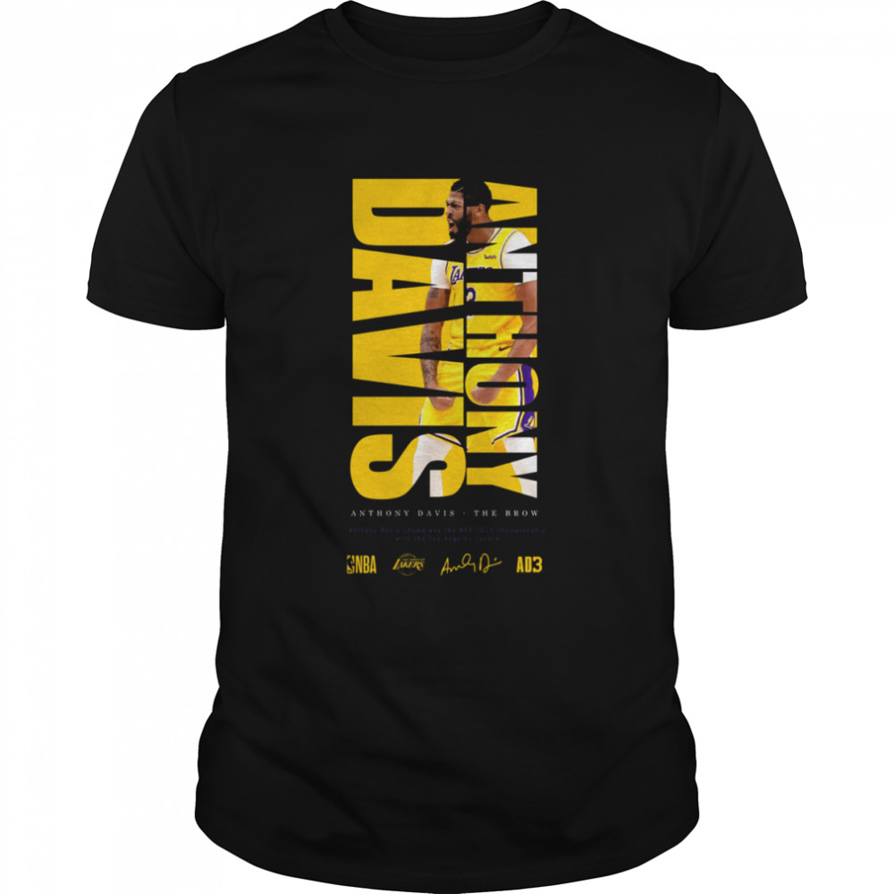 The Brow Anthony Davis Number 3 Basketball shirt Classic Men's T-shirt