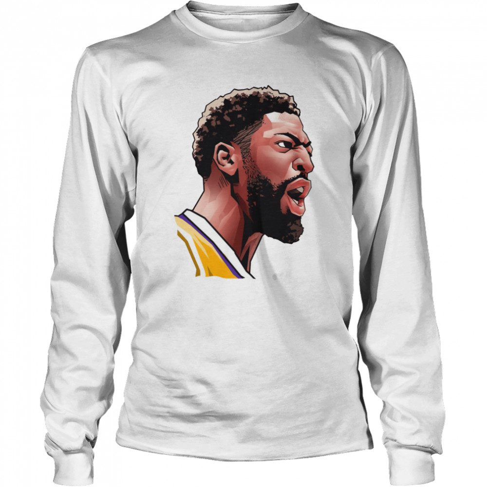 The Brow Of Basketball Anthony Davis 3 shirt Long Sleeved T-shirt