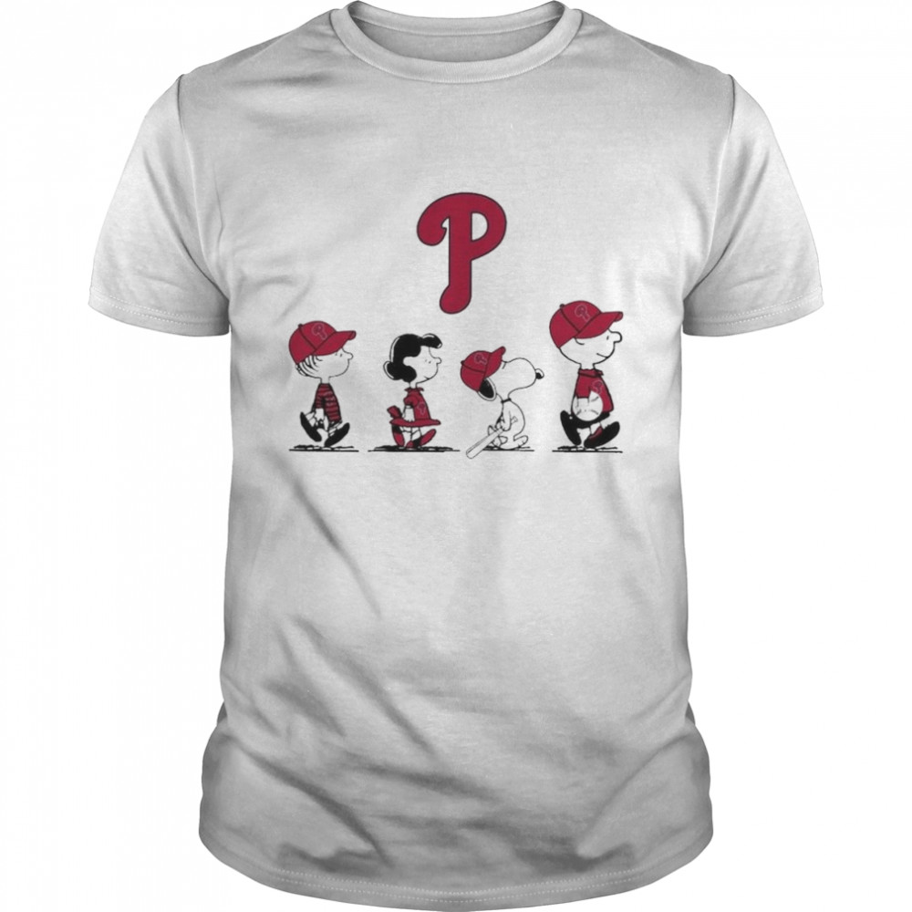 The Peanuts characters Philadelphia Phillies 2022 abbey road shirt Classic Men's T-shirt
