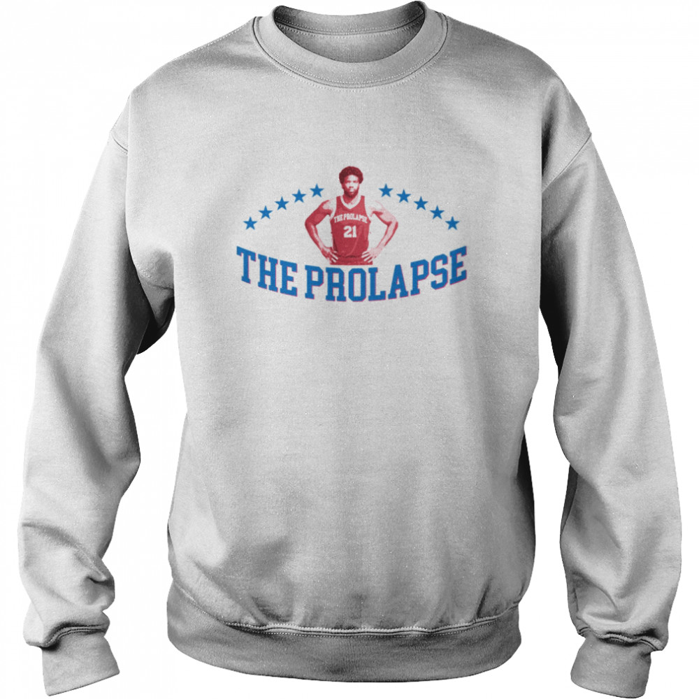 The Prolapse Joel Embiid Sixers Basketball Funny Meme shirt Unisex Sweatshirt