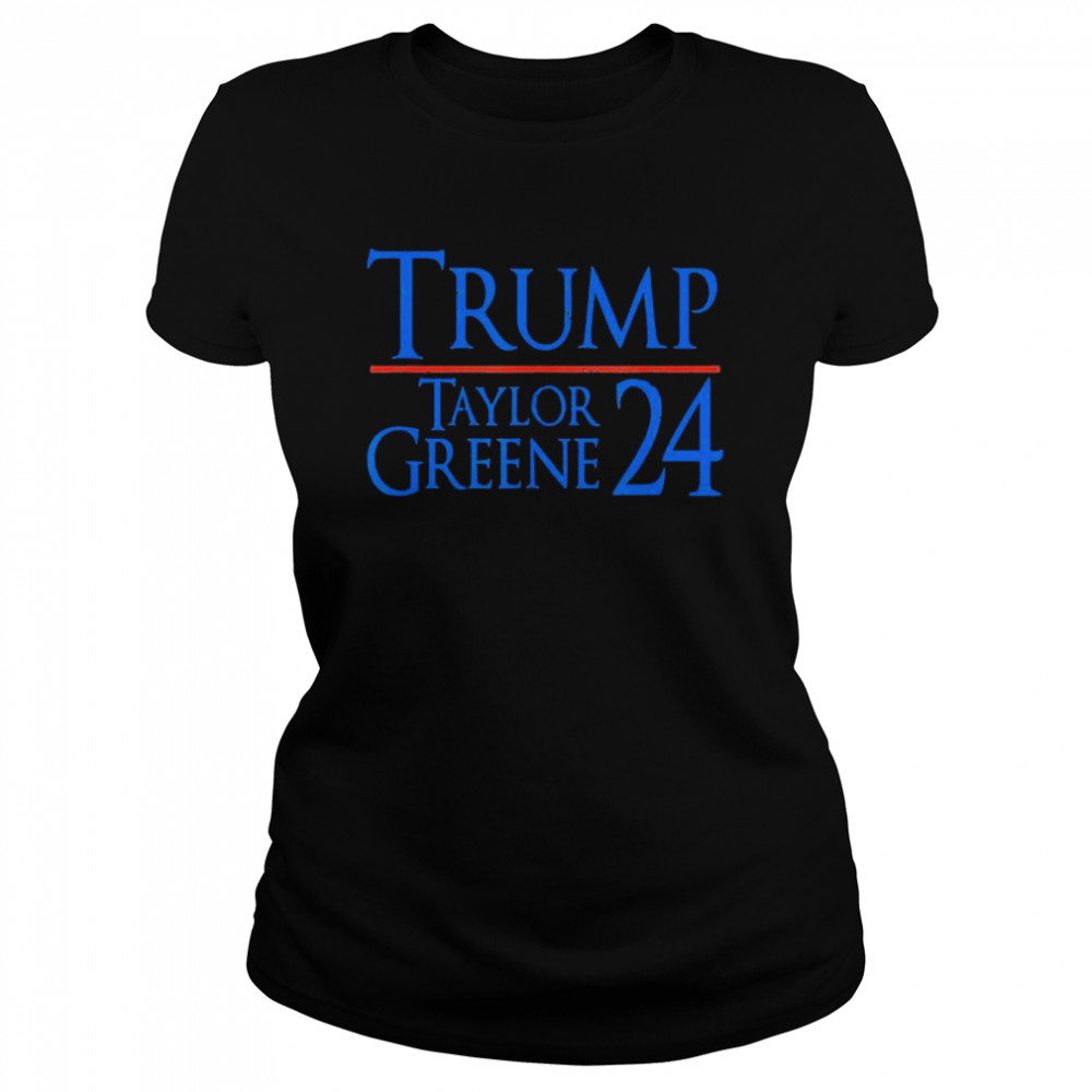 Trump Greene 2024 GOP MAGA Republican President VP Tee  Classic Women's T-shirt