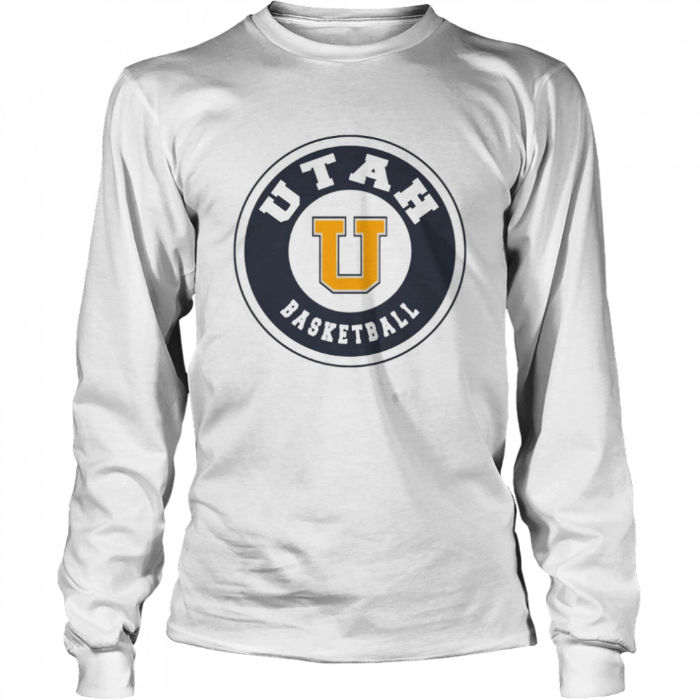 Utah Basketball Logo shirt Long Sleeved T-shirt
