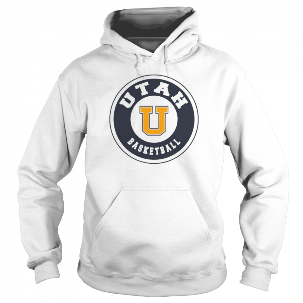 Utah Basketball Logo shirt Unisex Hoodie