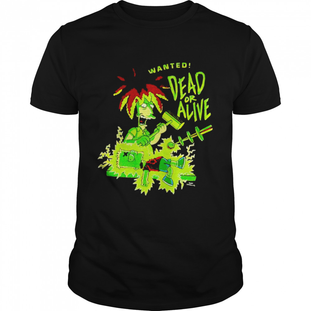 Wanted dead or alive The Simpson shirt Classic Men's T-shirt